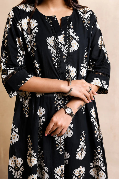 Aura – Black Kurta Set