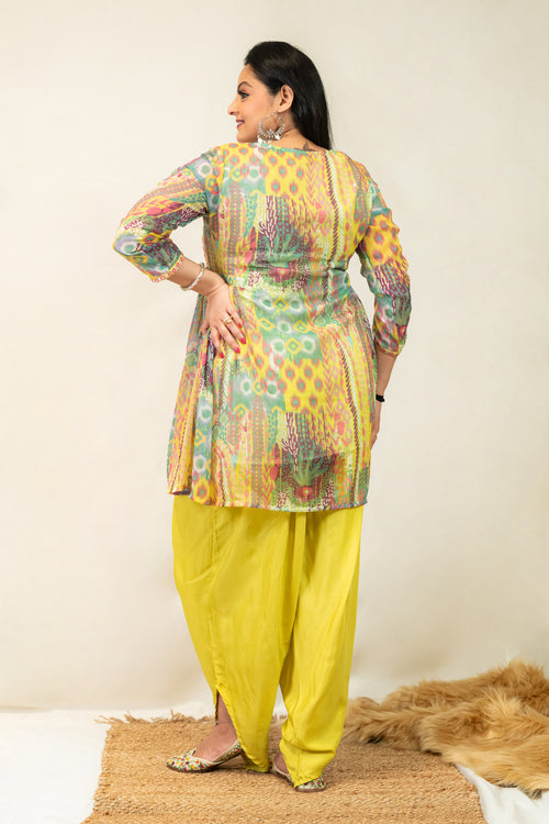 Neon Green Banjara Co-ord Set