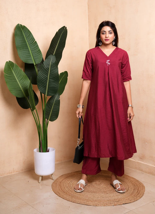 Vanya - Blended Viscose Kurta Set
