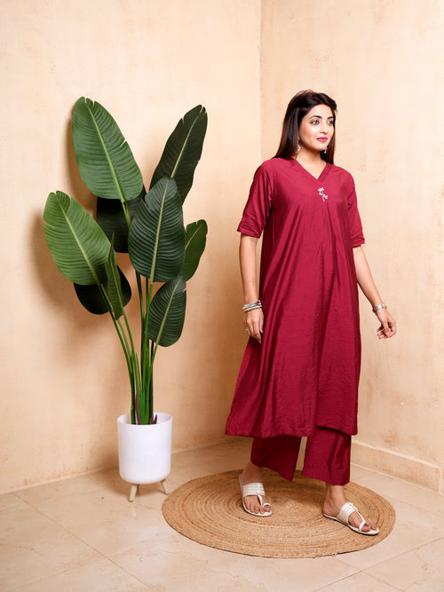 Vanya - Blended Viscose Kurta Set