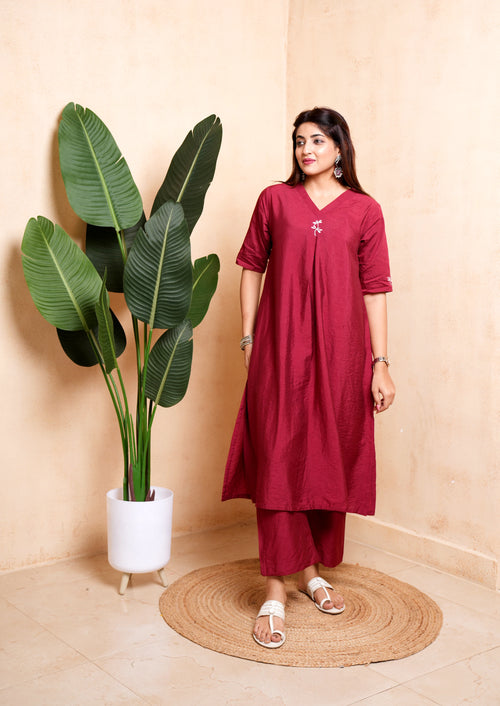 Vanya - Blended Viscose Kurta Set