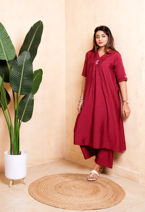 Vanya - Blended Viscose Kurta Set