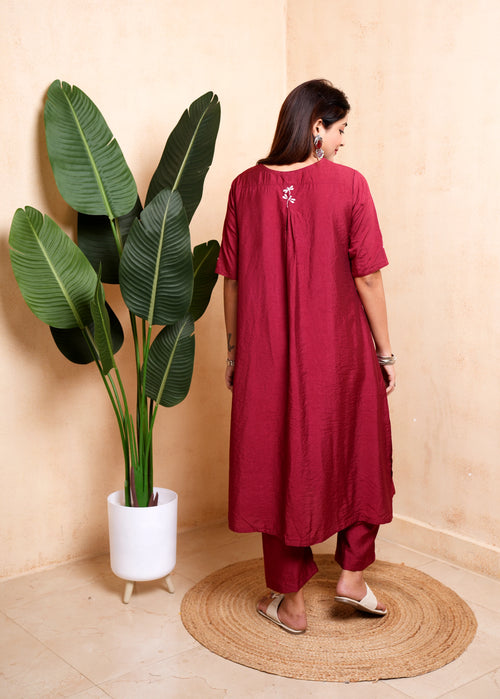 Vanya - Blended Viscose Kurta Set